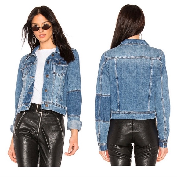 Free People Jackets & Blazers - Free People Rumors Denim Jean Jacket Indigo Wash